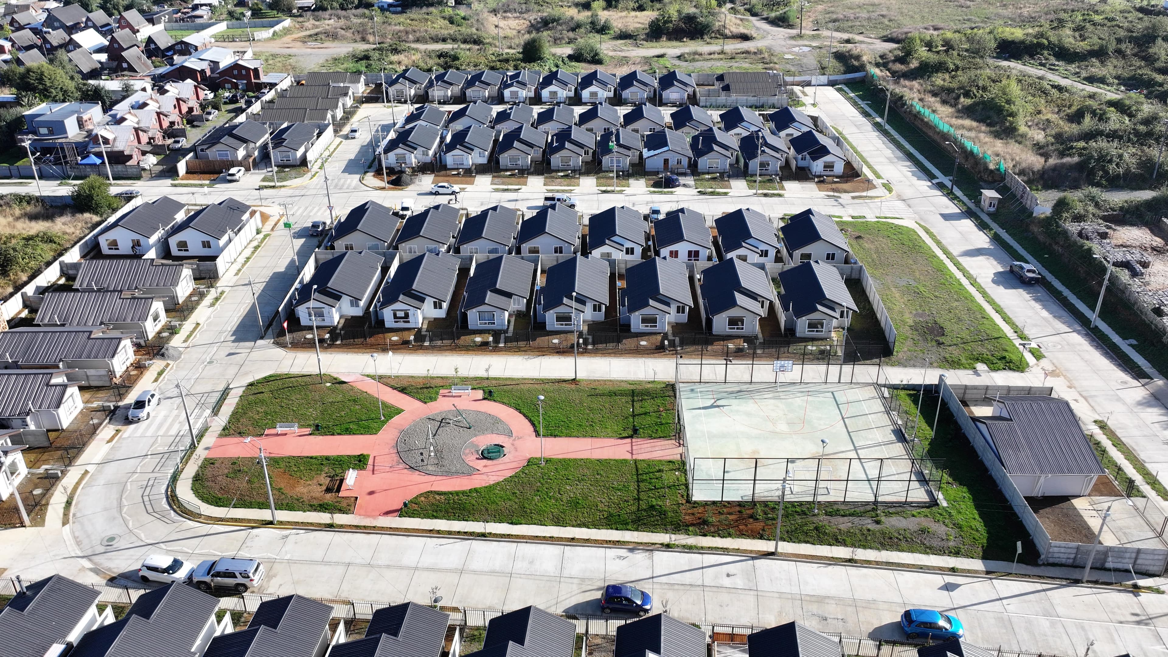 Viviendas del proyecto Lomas de Río Bueno
